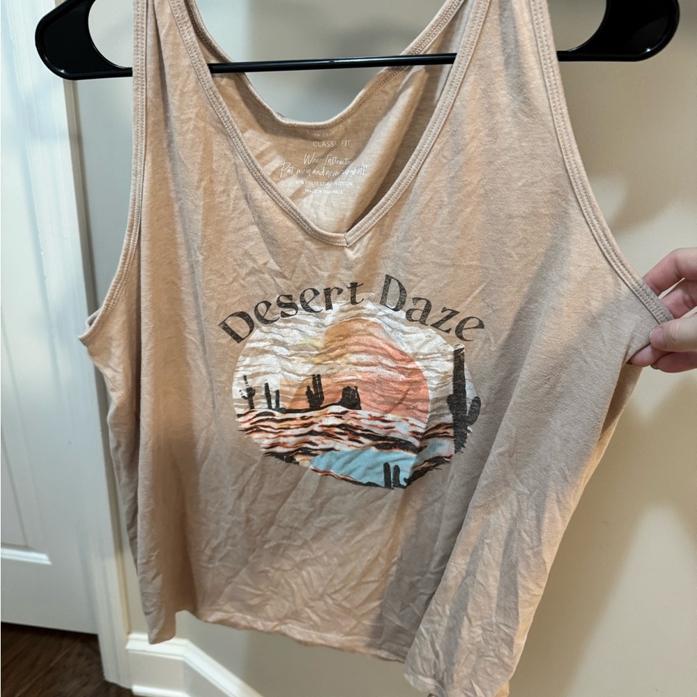 Desert Daze Tan Women's Tank Top
